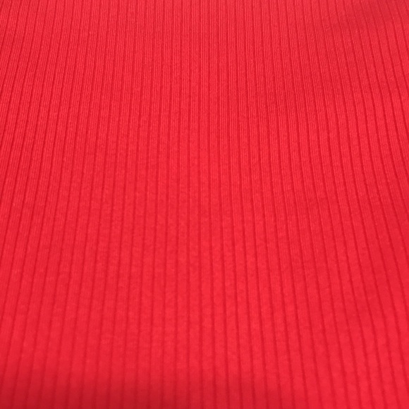 Forever 21 Red Ribbed Side Tie Bikini Swim Bottoms - Picture 5 of 8